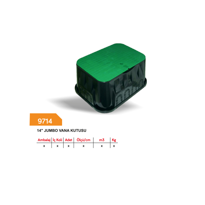 SAYIM 9714 14" JUMBO VANA KUTUSU